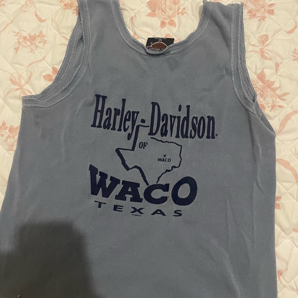 Harley Davidson crop top tank top